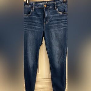 American Eagle Outfitters Deep Blue Jeggings